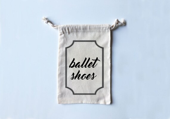 Personalized customized Bag Ballet Shoes Adorable Travel fitness grippy Sock boxing Wrap dance Shoe Bag Etsy