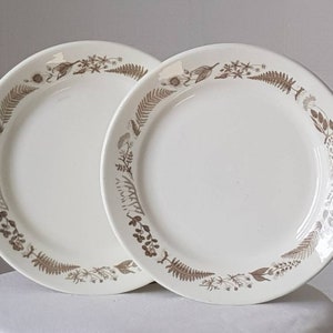 Vintage Stig Lindberg Bersa Gustavsberg Green Leaf Plate