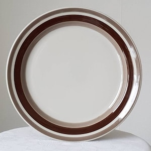 Arabia Finland PIRTTI Raija Uosikkinen design Vintage Ceramic Serving Plate Dinner Plate D 24 cm Finnish midcentury design Kitchen tableware