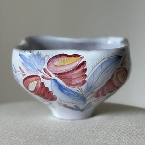 Vintage Arabia Ceramic Bowl Plate: Finnish Mid-Century Design