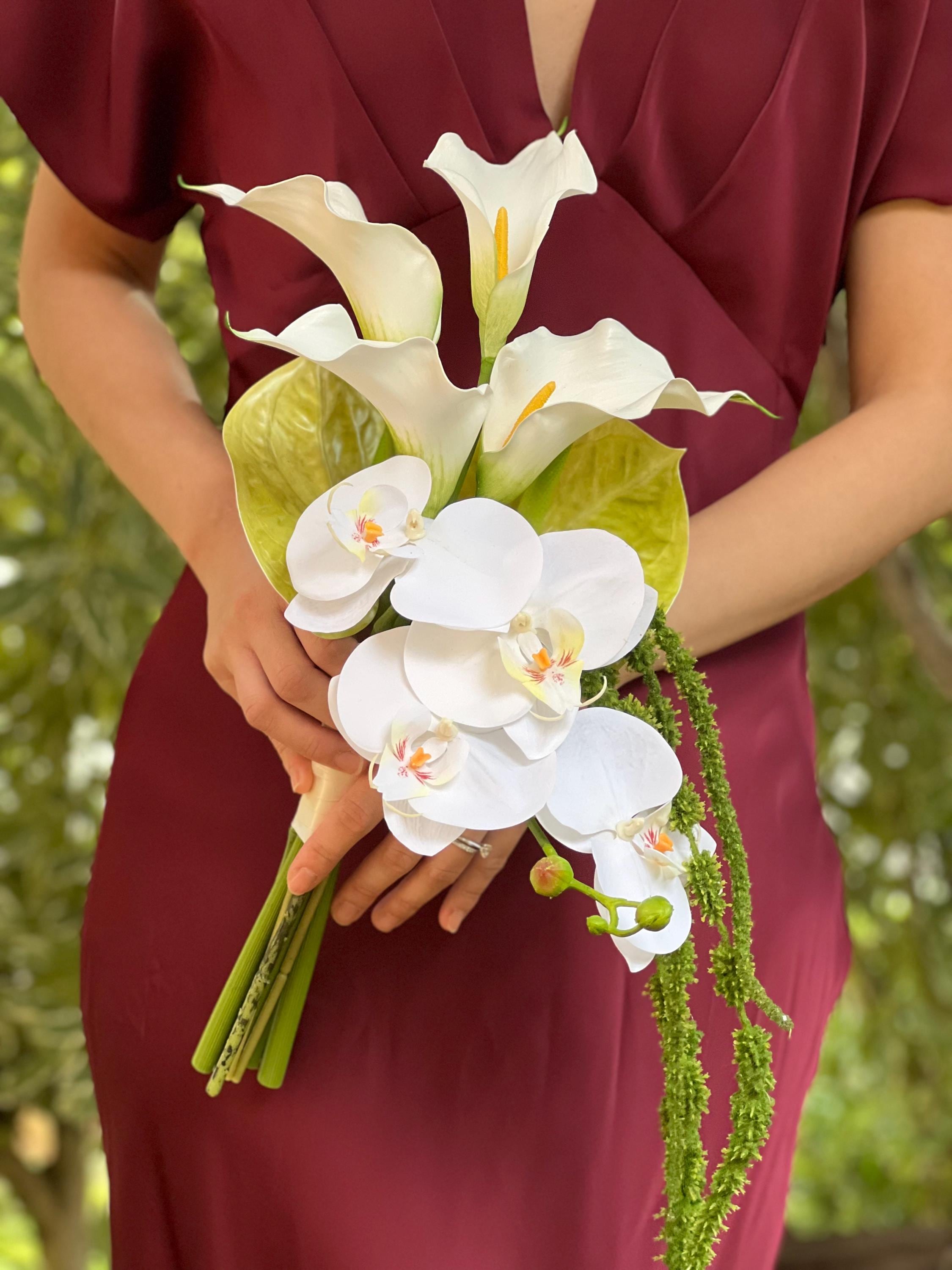 Silk Flower Bridal Bouquet