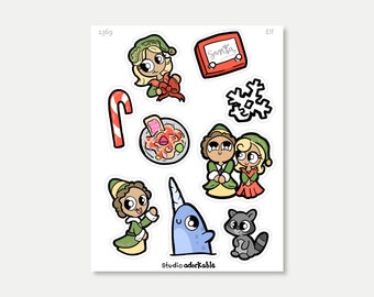 1369 / Elf large stickers