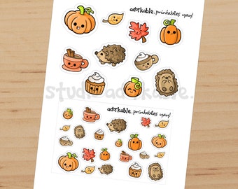 406 / Pumpkin Patch Printable Stickers