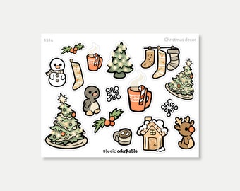 1324 / Christmas decor planner stickers