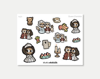 1452 / Queen Charlotte planner stickers