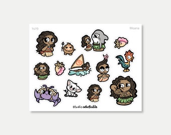 1429 / Moana stickers