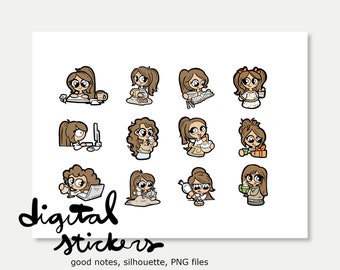 D134 / Bits Dolls C - Bundle 5 DIGITAL Sticker