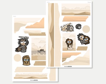 1423 / Dune journaling sticker kit