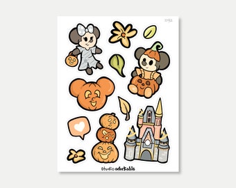 1192 / Fall in the Park 2.0 large deco sticker sheet