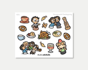 1313 / The One with Thanksgiving planner stickers