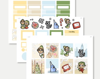 1370 / Elf Hobonichi Cousin sized planner sticker hit