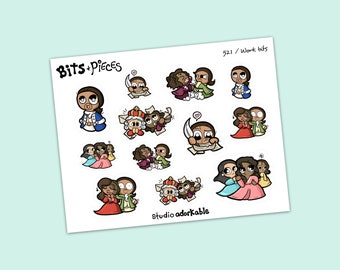 521 / Work Bits Sticker Sheet