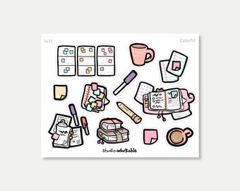 1417 / Colorful sticker sheet