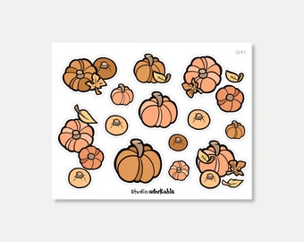 1241 / Pumpkins deco stickers