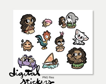 D146 / Moana DIGITAL clip art