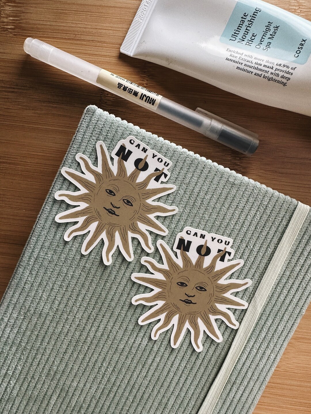 Vintage Sun Sticker | Funny and Sarcastic Stickers, Can You Not - Etsy