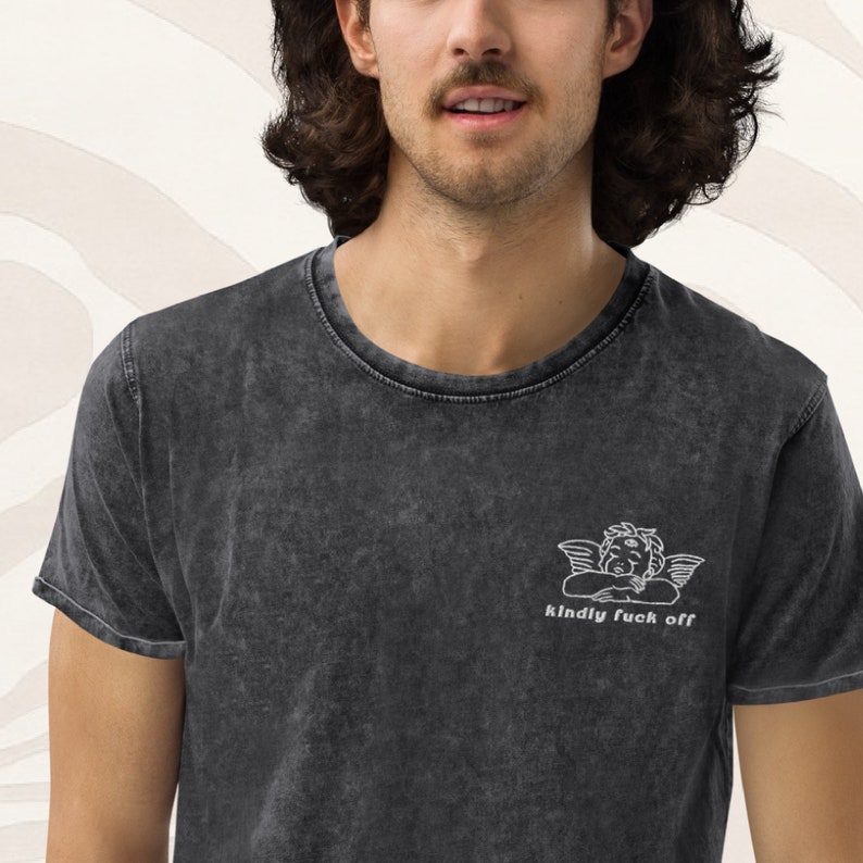 Cherub Angel Tshirt Embroided Vintage Angel Shirt Short Etsy UK