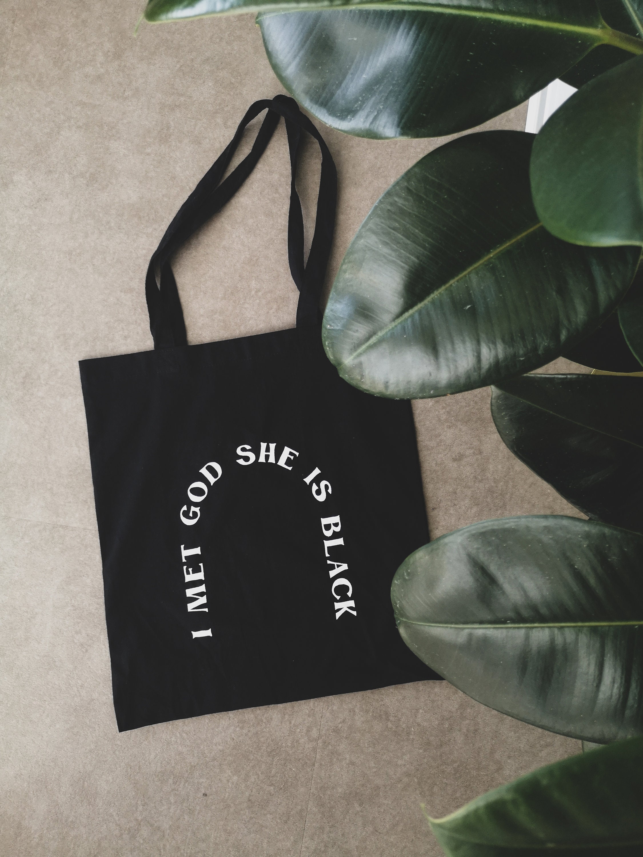 Black TOTE BAG, Eco Friendly Bag, Minimalist Bag, Unique Gift, Hand Painted Bag, Pintado a Mano