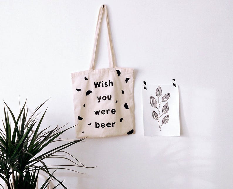 beer print beer lover Beer TOTE BAG funny bag reusable bag valentines gift beer gift personalized bag hand painted beer craft beer