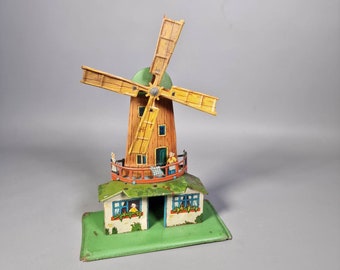 Windmill - Mill - Netherlands - Wilhelm Kraus - Sheet metal drive model for steam engine