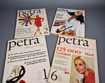 Vintage Magazine - 60s to 70s - Four PETRA magazines