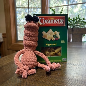 mini Marcus the worm plushie