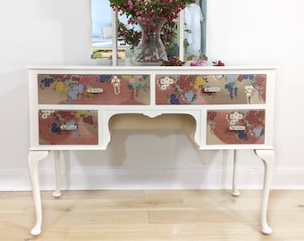 Dressing Table with triple mirror - painted and designed to order