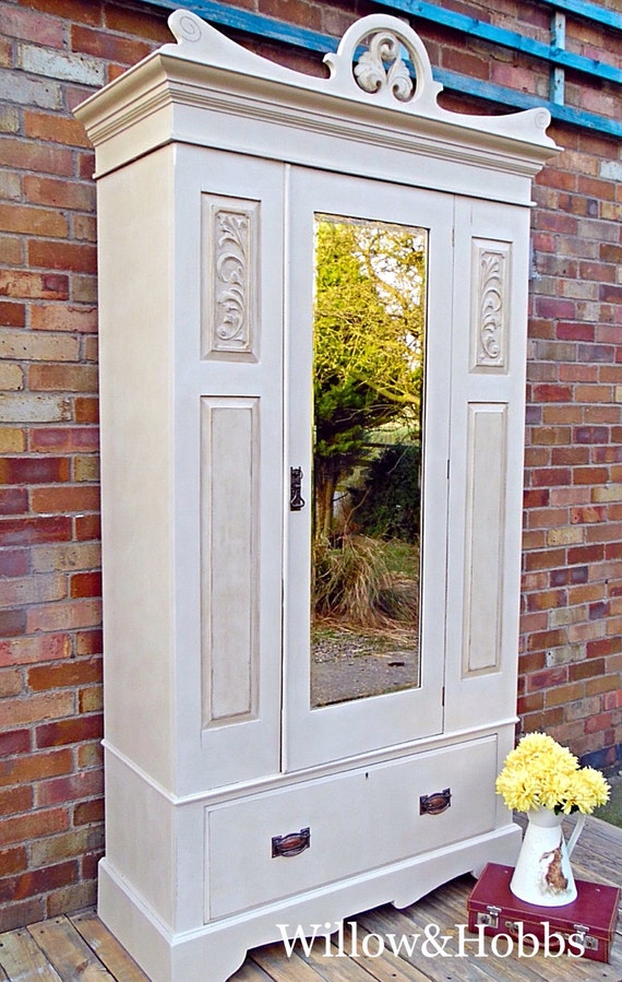 Sold Example Upcycled Vintage Wardrobe Renovated Painted Etsy