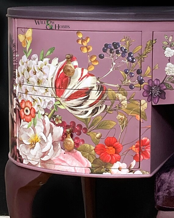 Dressing Table and Stool, Painted and Designed, Made to Order