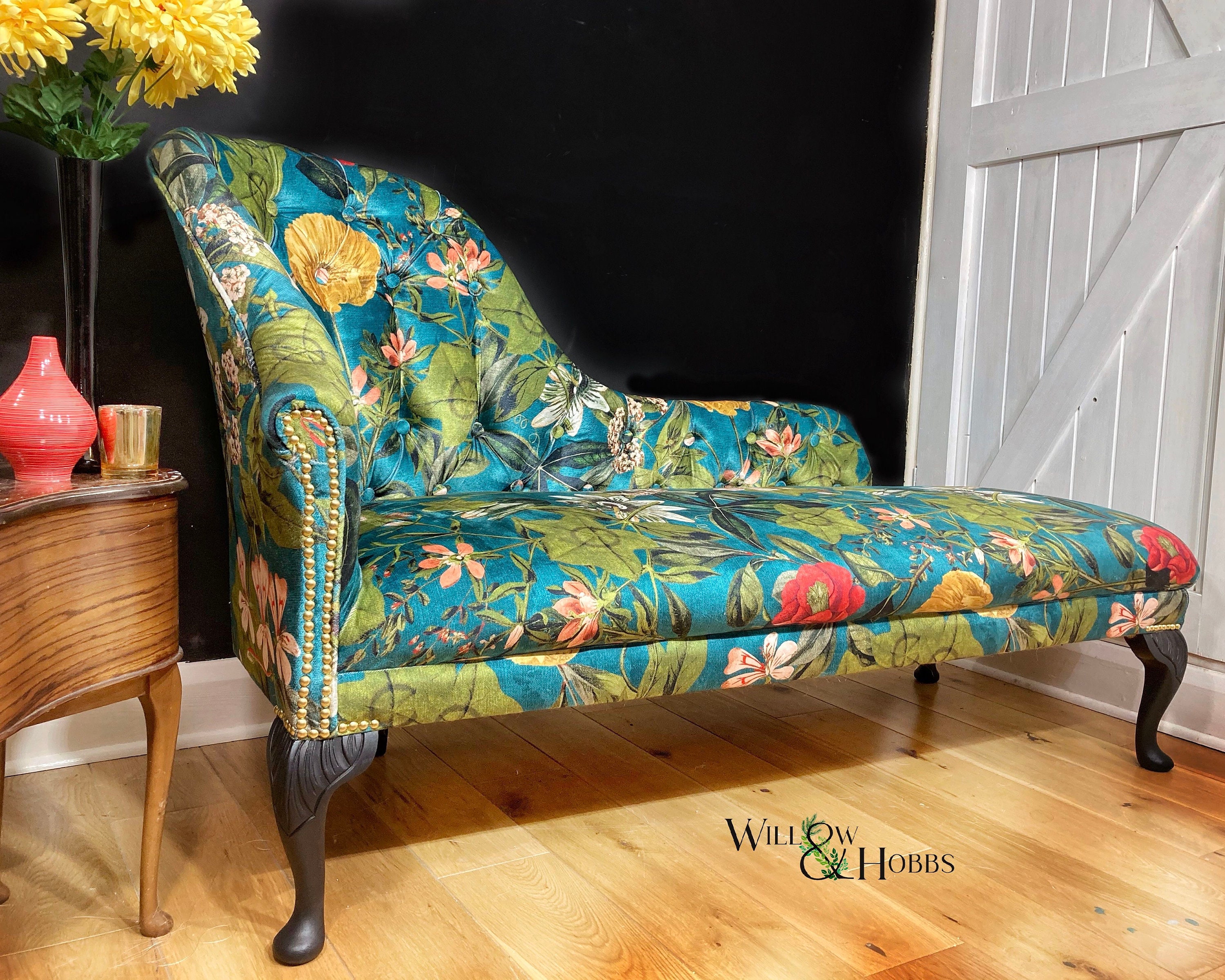 Emmons floral 2024 chaise lounge