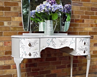 Dressing Table with triple mirror -  painted and designed to order