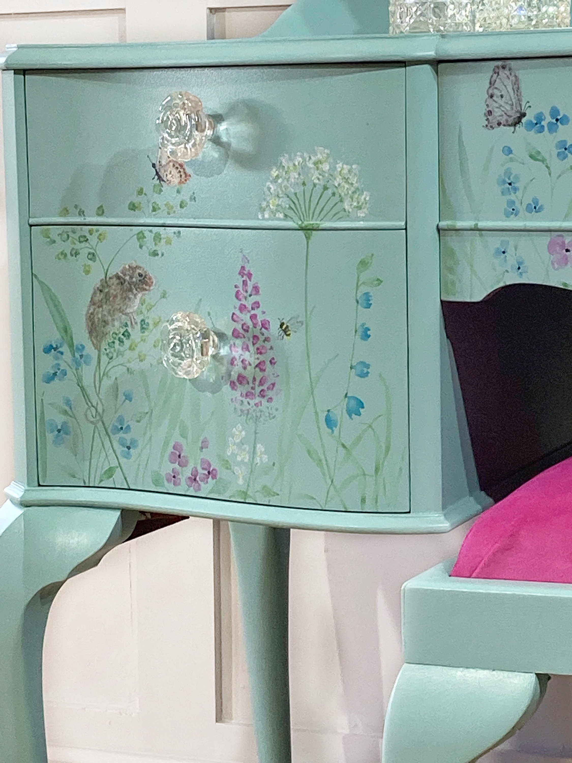 Dressing Table Set Painted and Designed to Order - Etsy UK