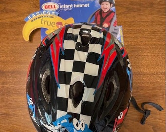BELL Infant Cycling HELMET Adjustable w Reflectors Red Blue