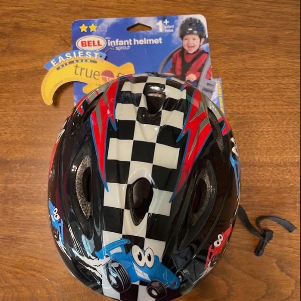 BELL Infant Cycling HELMET Adjustable w Reflectors Red Blue