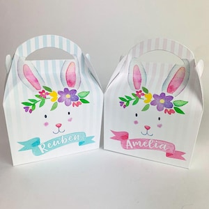 Cajas de dulces personalizadas CONEJO DE PASCUA