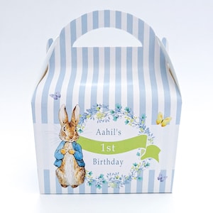 Sacchetto regalo personalizzato per feste per bambini di Peter Rabbit
