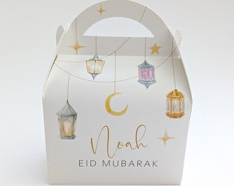 EID RAMADAN celebration gift / treat box Personalised Children’s Party Box Gift Bag Favour