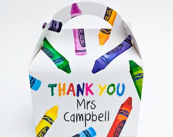 Personalised Super Teacher thank you teacher gift Treat Boxes box