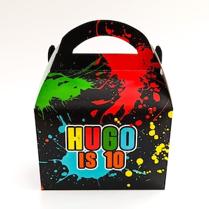 PAINTBALL Arty Paint, confezione regalo personalizzata per feste per bambini, bomboniera