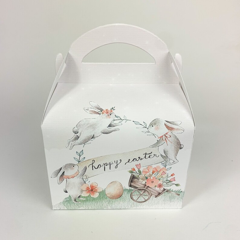 Personalised Easter Treat Boxes Gift Bags - Etsy Canada