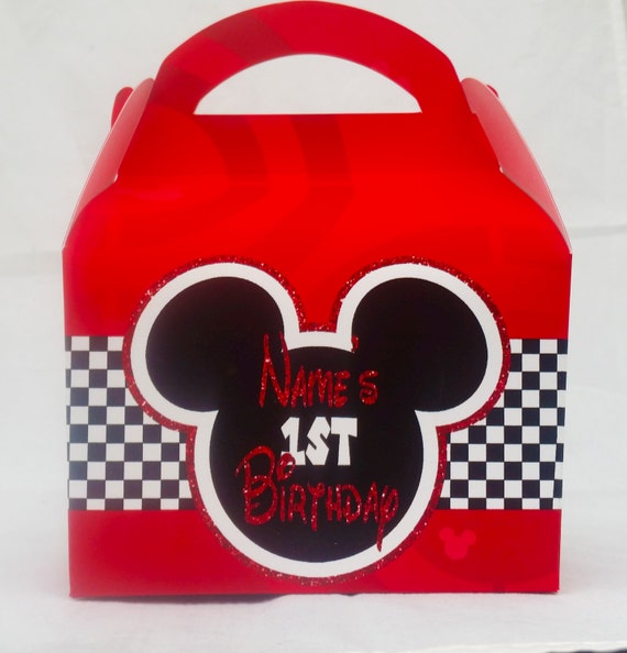 Topolino e auto Per bambini Party Box Gift Bag Favor -  Italia