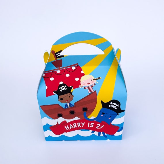 Pirates Personalised Children’s Party Boxes Gift Bag Favour Pirates Personalised Children’s Party Boxes Gift Bag Favour