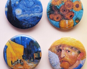 Handmade Van Gogh Pins!