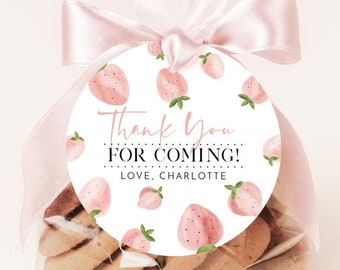 Etichette per bomboniere a forma di fragola, etichette modificabili, etichette per bomboniere stampabili, adesivi a forma di bacche, etichetta per bomboniere a forma di bacche, etichette regalo a forma di fragole, etichette per bomboniere a forma di bacche