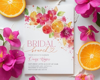 Vibrant Orange Flowers Watercolor Clipart,Sunny Citrus Floral Illustrations PNG Transparent Background,Bright Summer Wedding Bouquets