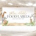 Wild One Food Labels, Safari Food Label Card, Food Tent Card, Birthday ...