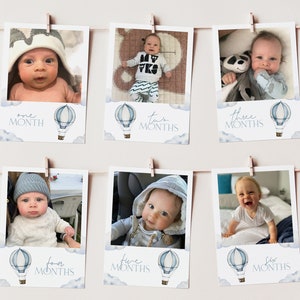 First Year Photos, 1st Birthday Milestone Photos, Baby&#39;s First Year Month Photo, Photo Banner, 1st Birthday Decor, Mr ONEderful Photo Banner