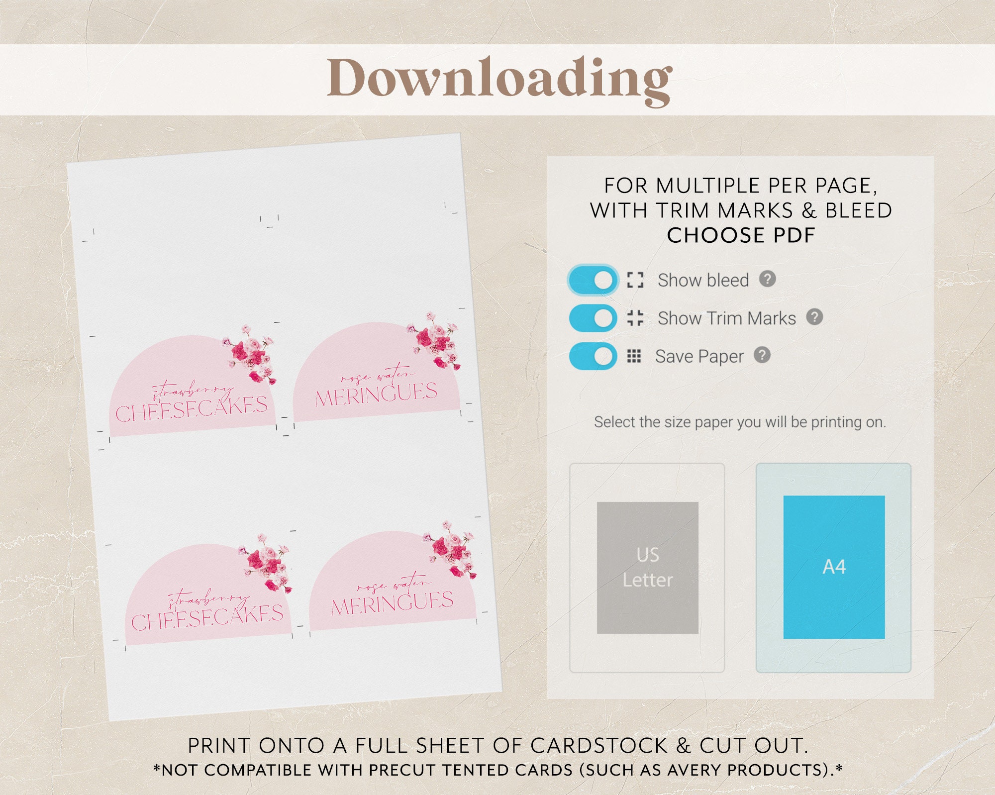 Pink Bridal Shower Food Labels Food Label Card Food Tent Etsy Australia