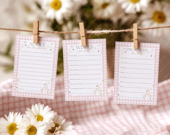 Silly Goose Baby Shower Games: Advice, Wishes, Predictions (Editable, Printable)