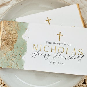 Green Chocolate Bar Wrapper Template, Printable Candy Bar Wrapper, Baptism Candy Bar Wrapper, Christening Favors, Sage Green Gold Chocolate